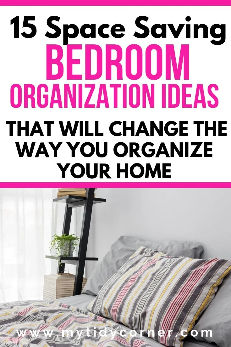Cute bedroom organization Ideas