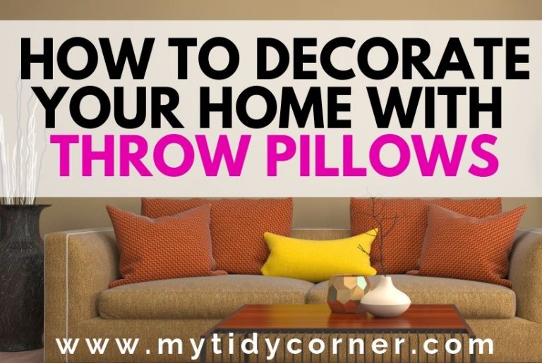 Decorating with Throw Pillows Ideas to Help Enhance Your Decor!