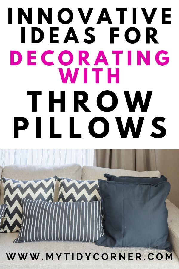 How to decorate with throw pillows