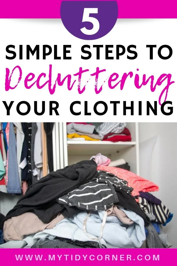 How to declutter clothing