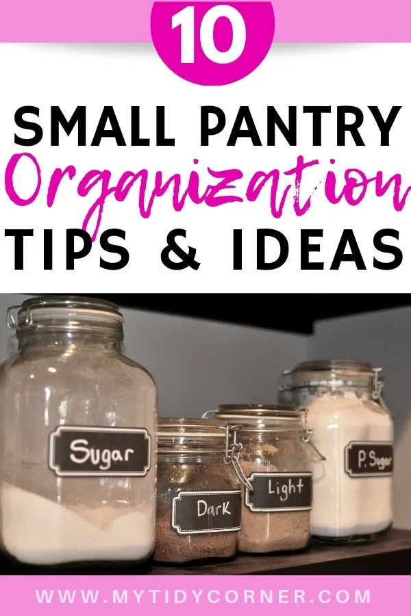 How to organize a small pantry on a budget