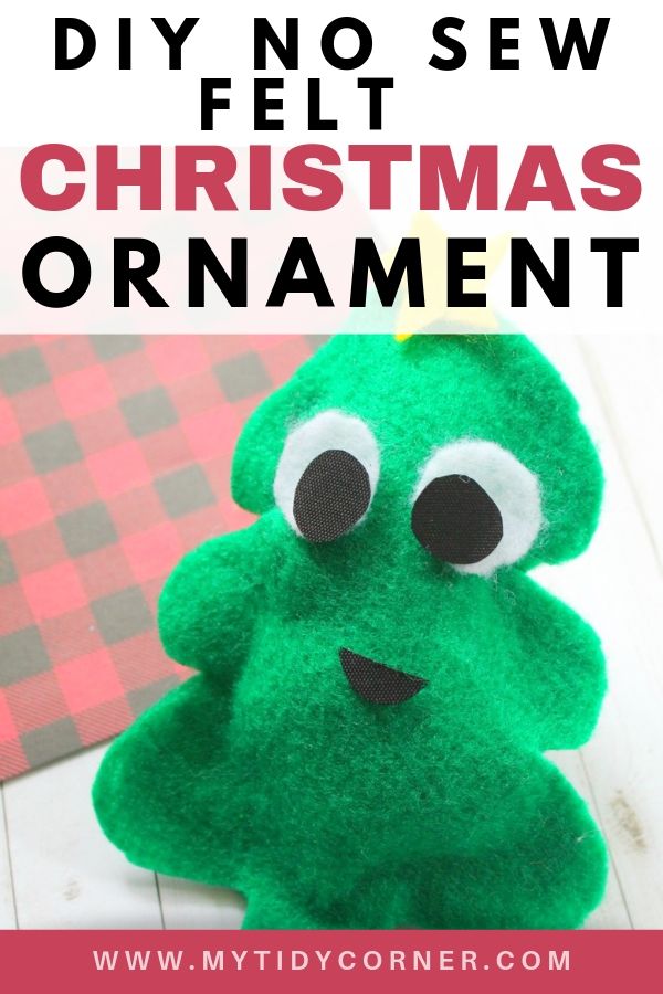 DIY felt christmas ornament