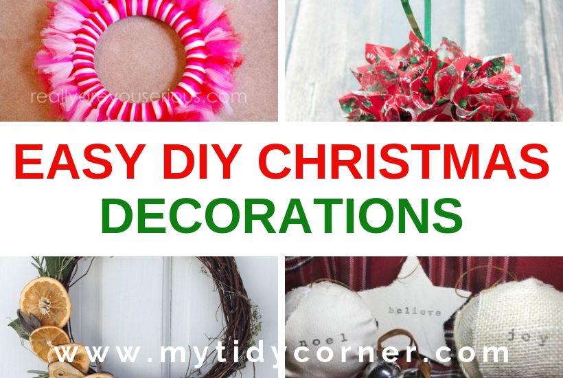 Easy DIY Christmas decorations