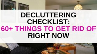 decluttering checklist for your home