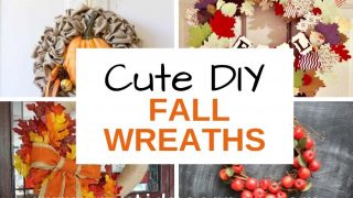 Cute DIY Fall wreaths for front door