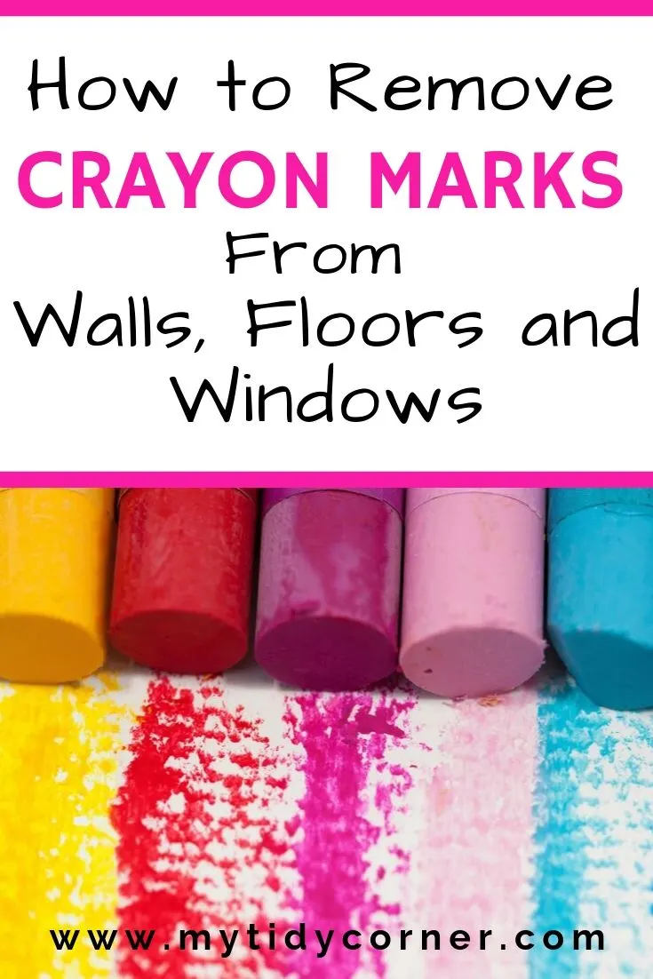 How to get crayon marks off of walls and floors