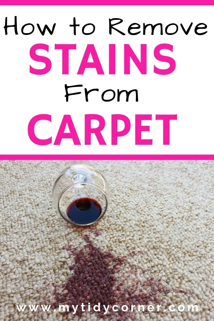 How to get stains out of carpet