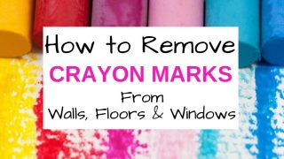 How to remove crayon marks from walls, floors, wood, tile