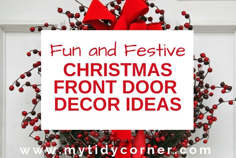 Christmas front door decorating ideas