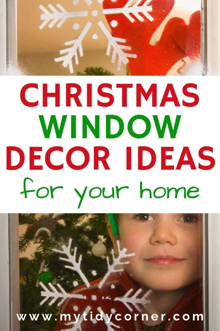 Christmas window decoration ideas for the home display