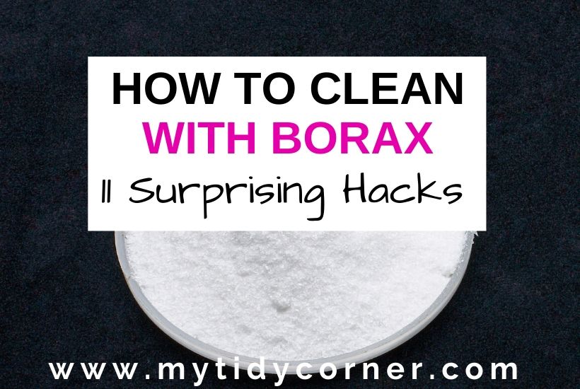 How to clean with borax