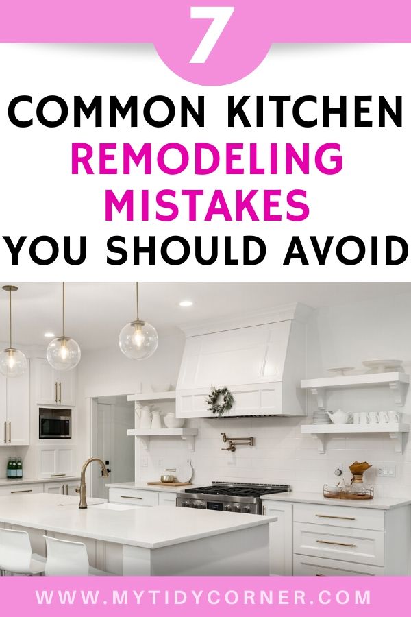 Top kitchen remodeling mistakes