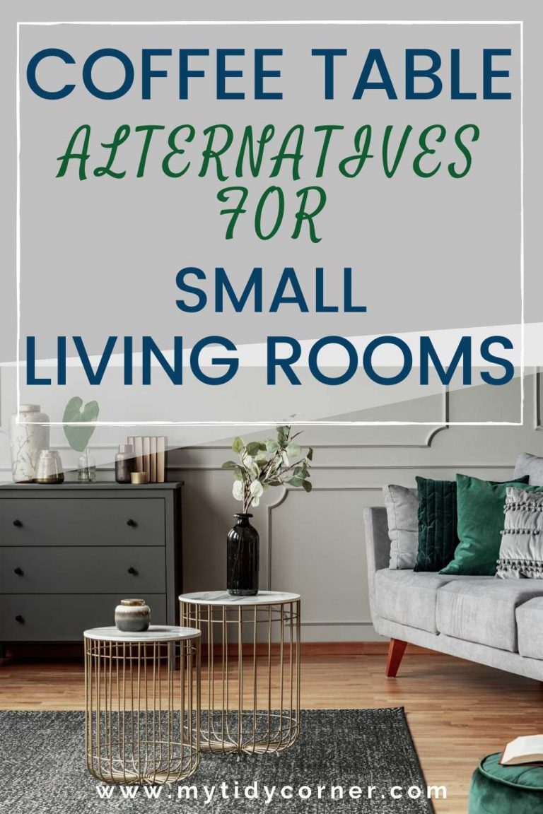 9 Coffee Table Alternatives for Small Spaces (Living Room)