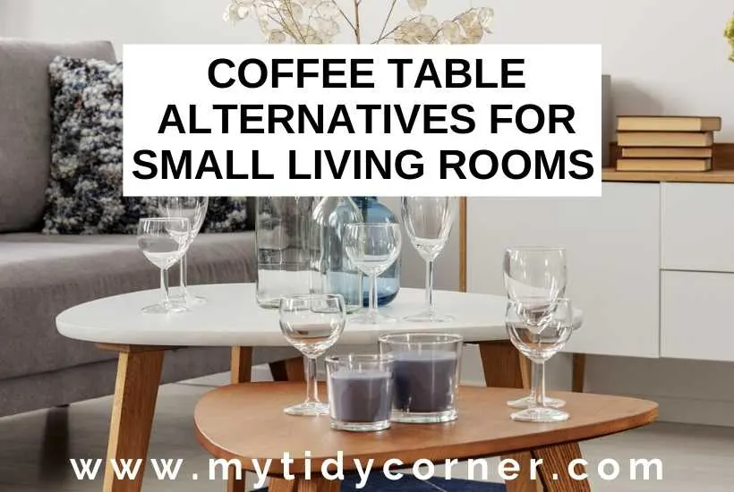 Coffee table alternatives for small spaces