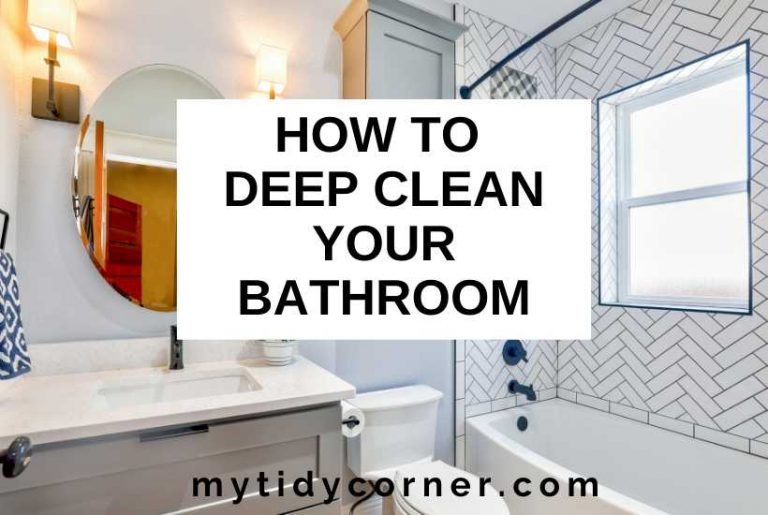 How to Deep Clean a Bathroom in 30 Minutes or Less!