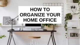 How to organize a small home office