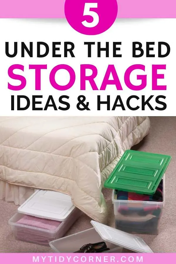 Under bed storage ideas