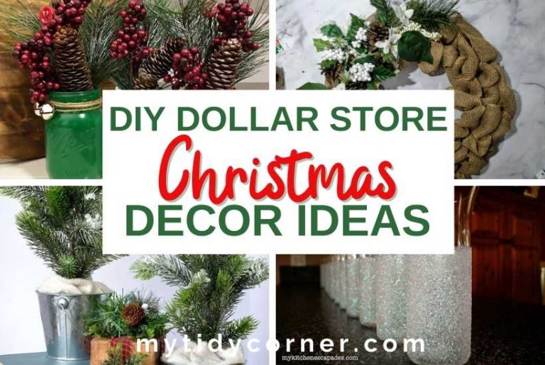 12 Dollar Store Christmas Decor Ideas to Decorate on a Budget