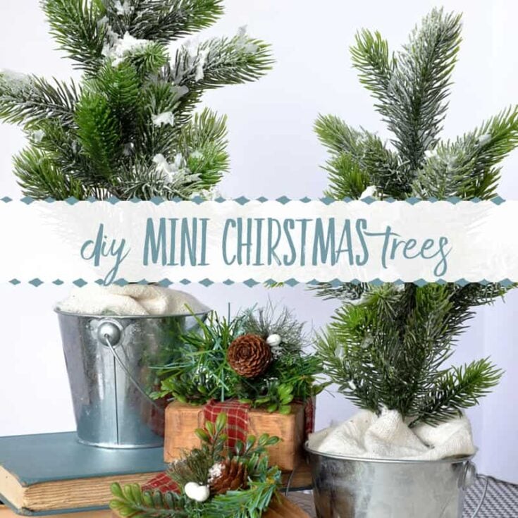Image for How to Make a Mini Flocked Christmas Tree