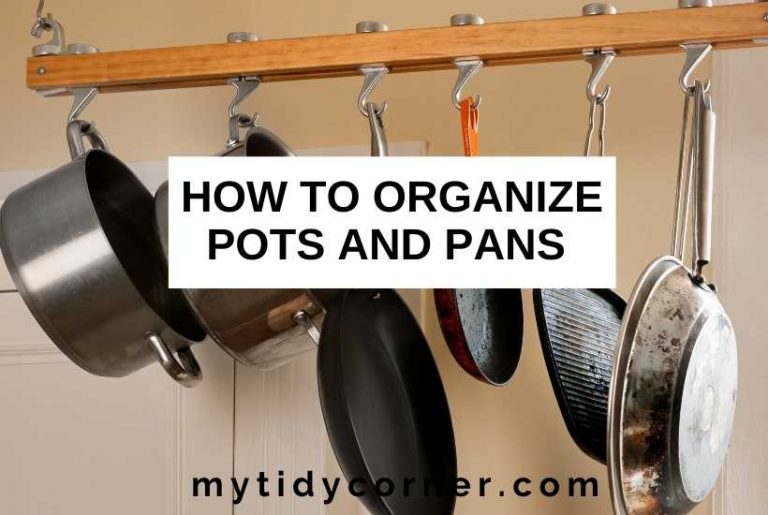 How to organize pots and pans