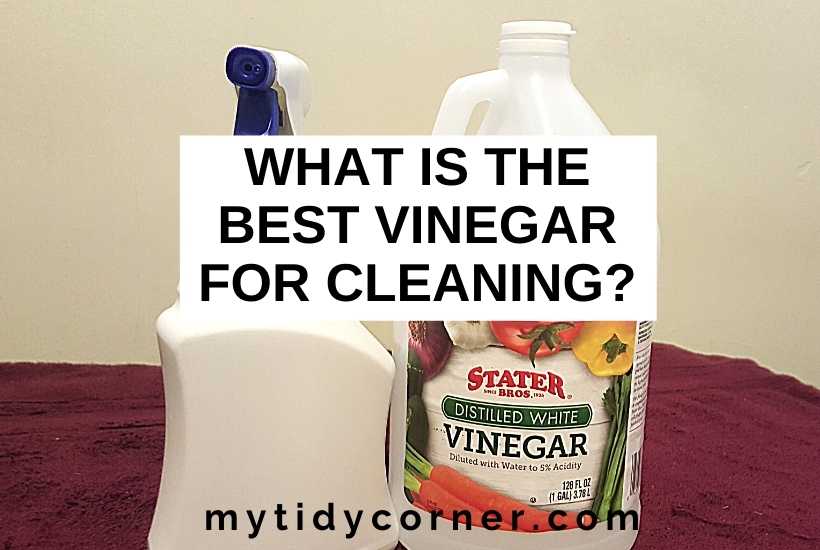 What is the best vinegar for cleaning