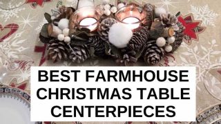 Best farmhouse Christmas table centerpieces