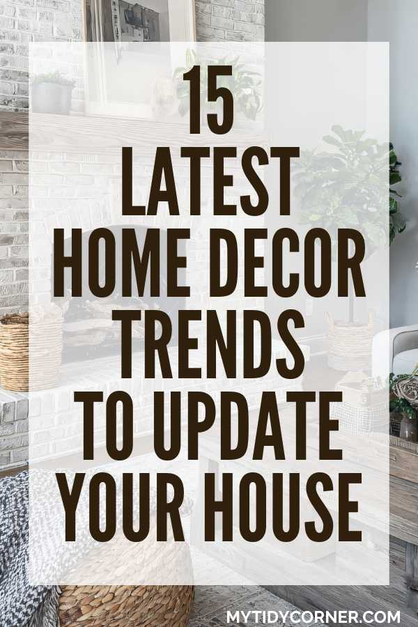 Home decor trends pin