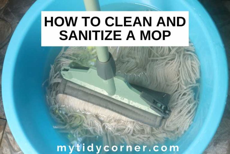 How to Clean a Mop Cleaning and Sanitizing Your Mophead