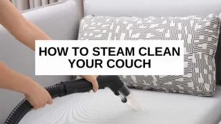 How to steam clean a couch