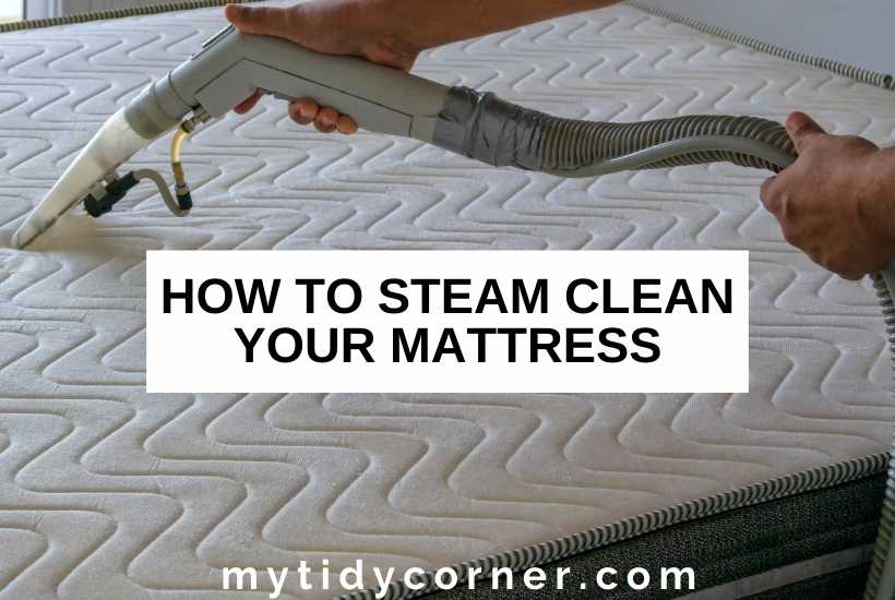 How to steam clean a mattress