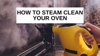 How to steam clean an oven