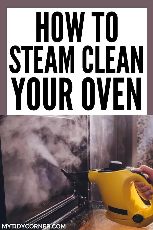 Steam cleaning an oven