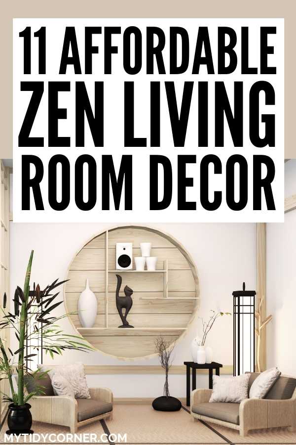 Affordable zen living room decor ideas