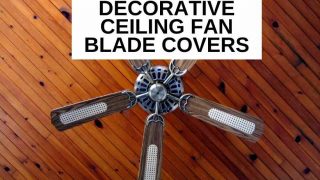 Decorative ceiling fan blade covers