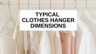 Clothes on hangers with text that says, 