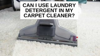 arpet cleaner on a carpet with text that says, 