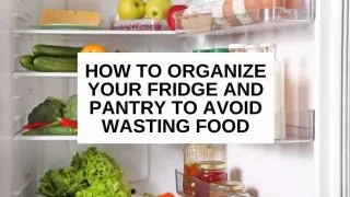 Apples, lettuce, eggs and other food items in a refrigerator with text that says, 