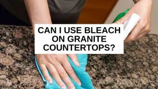 Someone cleaning a kitchen counter and text that says, 