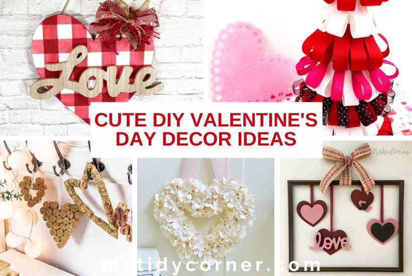 Cute diy Valentine's day decor ideas.