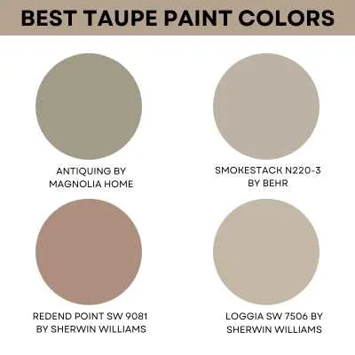 Best taupe paint colors