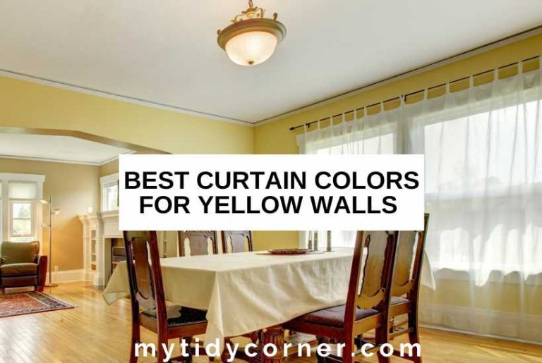 11 Best Curtain Colors for Yellow Walls