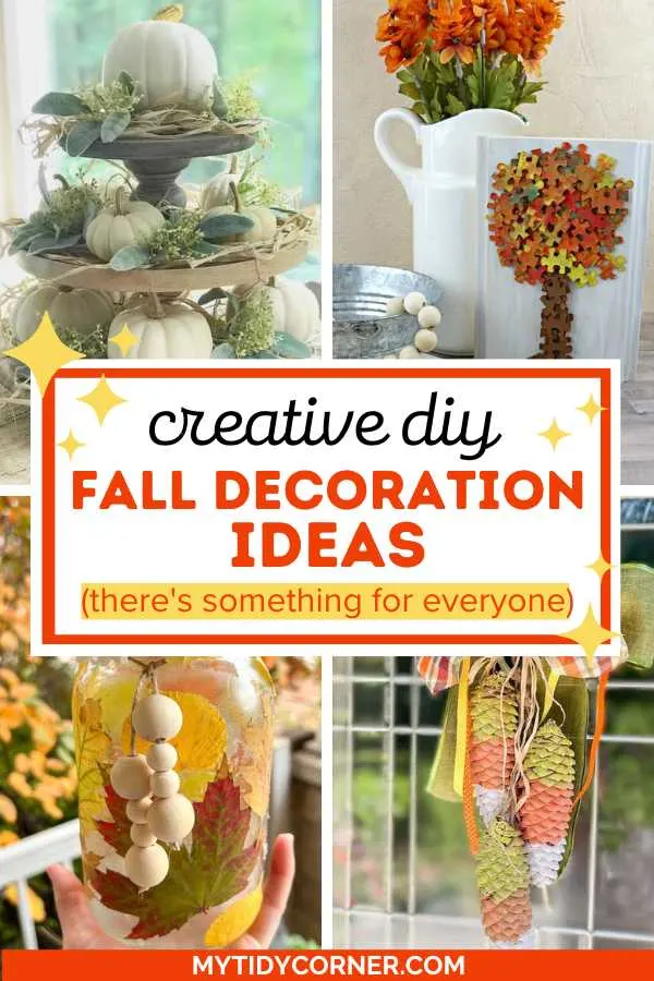 DIY fall decoration ideas.