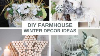 Diy farmhouse winter decor ideas.