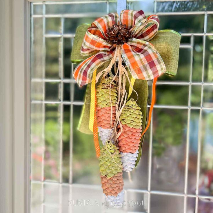 Image for DIY Candy Corn Decor with Pine Cones