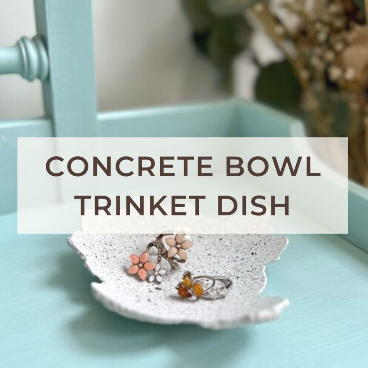 Image for How To Make 4 Easy DIY Concrete Bowl Trinket Dishes