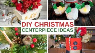 Diy Christmas centerpiece ideas.