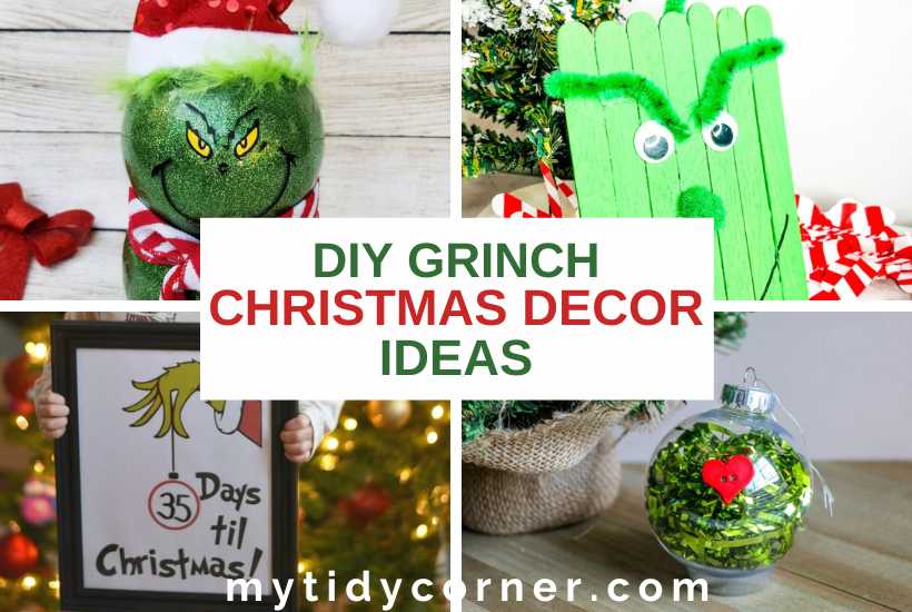 Diy Grinch Christmas decor ideas.