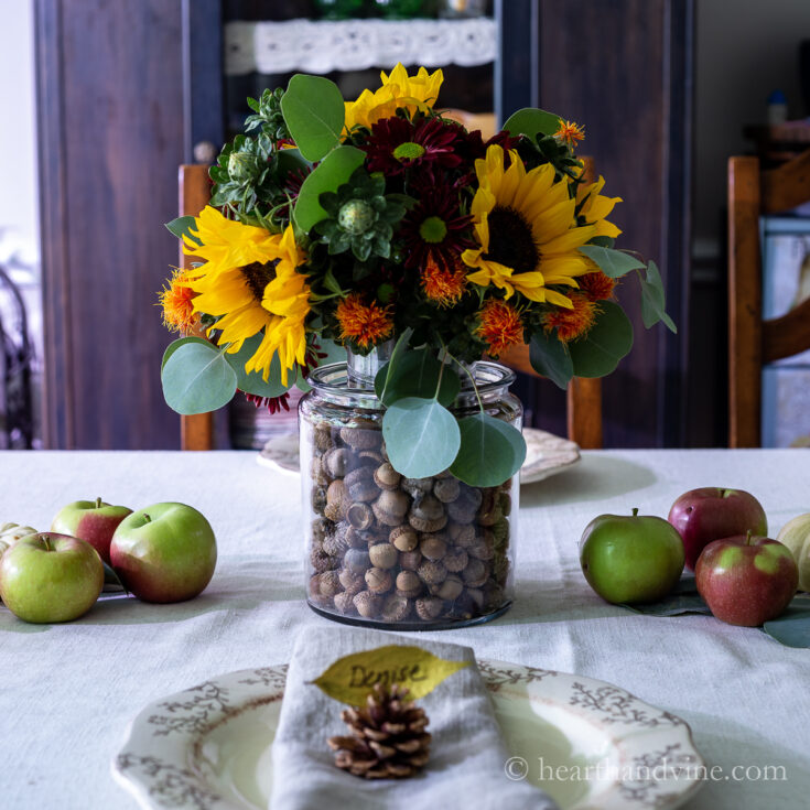 Image for Fall Tablescape Ideas to Decorate your Dining Table