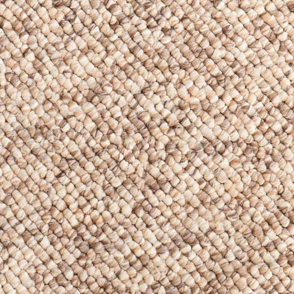 Light beige Berber carpet.