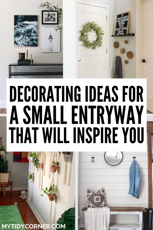 Decorating ideas for a small entryway that will inspire you.